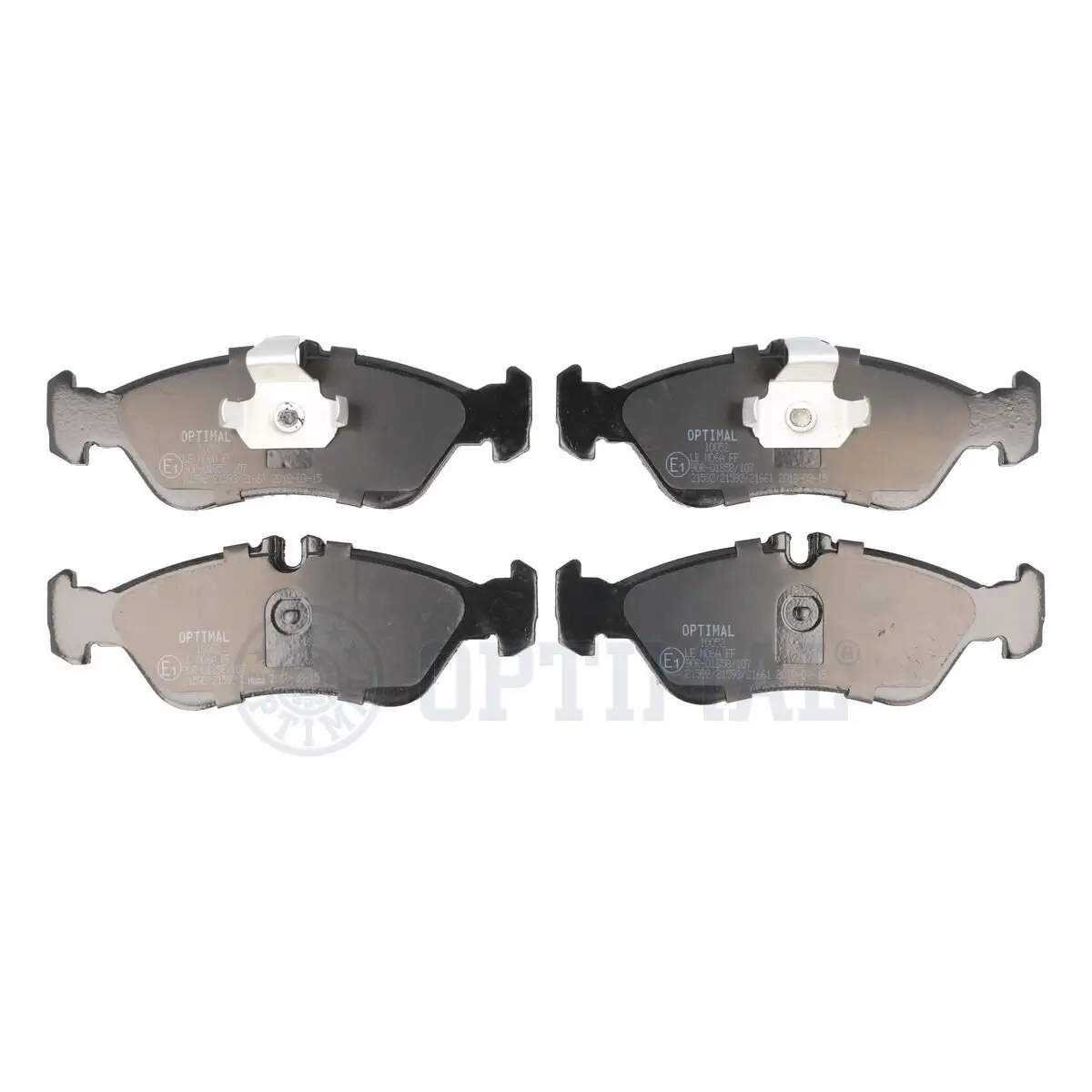 Bremsbelagsatz, Scheibenbremse Hinterachse OPTIMAL BP-10052