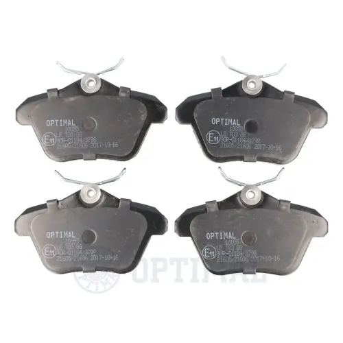 Bremsbelagsatz, Scheibenbremse Hinterachse OPTIMAL BP-10055 Bild Bremsbelagsatz, Scheibenbremse Hinterachse OPTIMAL BP-10055