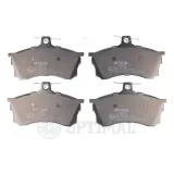 Bremsbelagsatz, Scheibenbremse Vorderachse OPTIMAL BP-10056