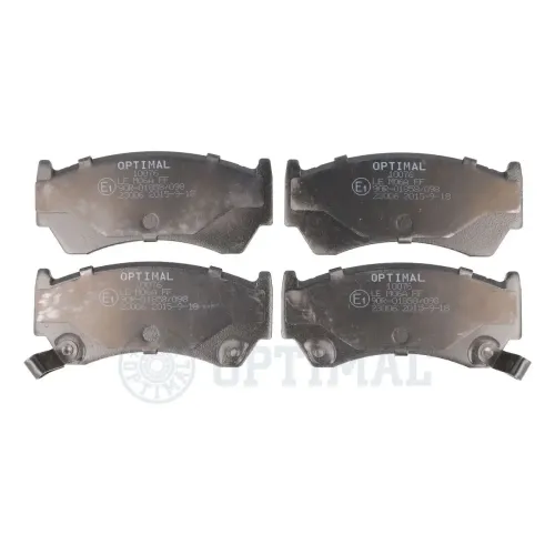 Bremsbelagsatz, Scheibenbremse Vorderachse OPTIMAL BP-10076 Bild Bremsbelagsatz, Scheibenbremse Vorderachse OPTIMAL BP-10076