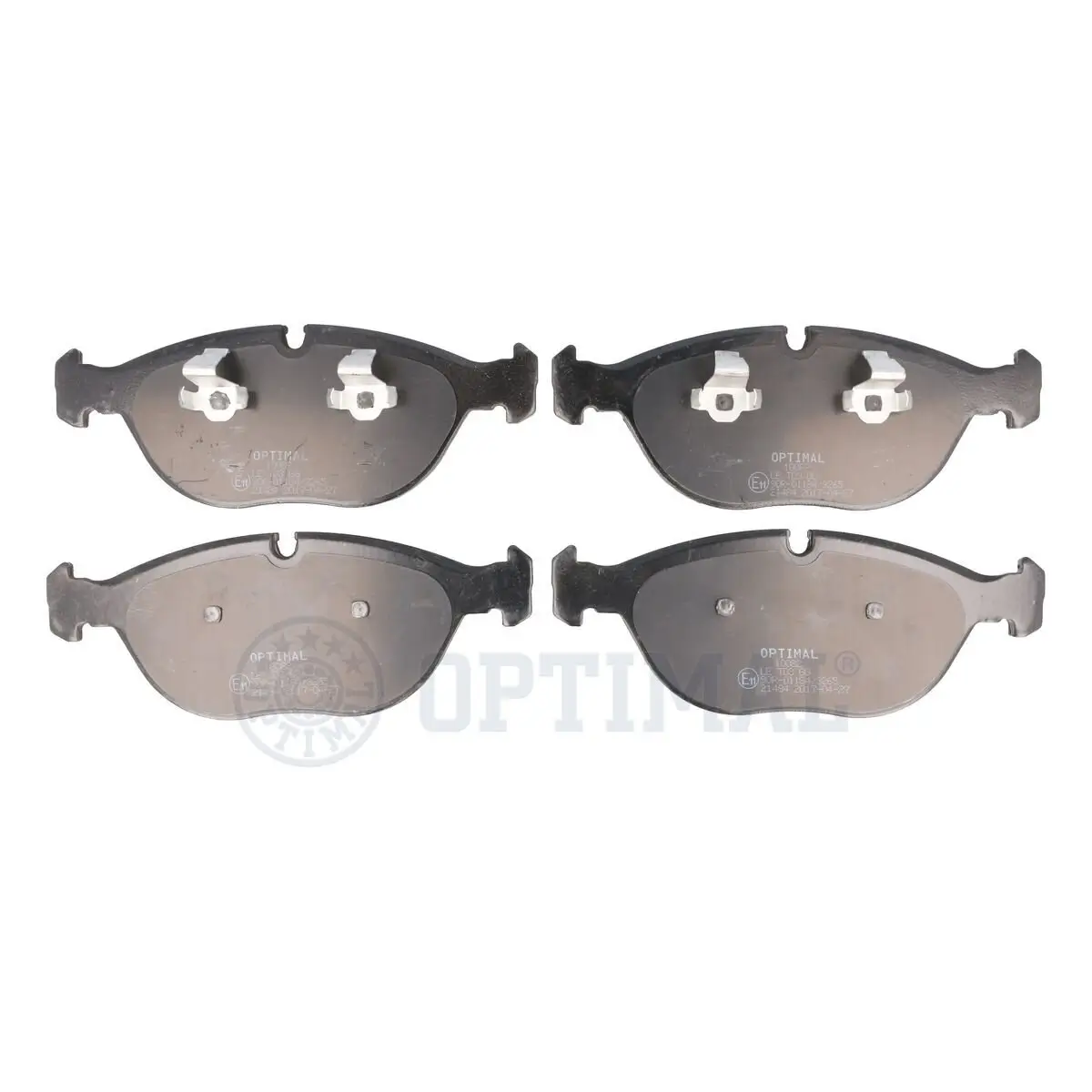 Bremsbelagsatz, Scheibenbremse Vorderachse OPTIMAL BP-10082
