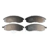 Bremsbelagsatz, Scheibenbremse Vorderachse OPTIMAL BP-10083