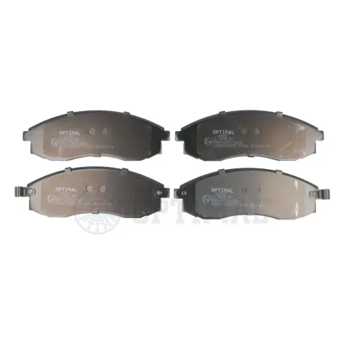 Bremsbelagsatz, Scheibenbremse Vorderachse OPTIMAL BP-10083 Bild Bremsbelagsatz, Scheibenbremse Vorderachse OPTIMAL BP-10083