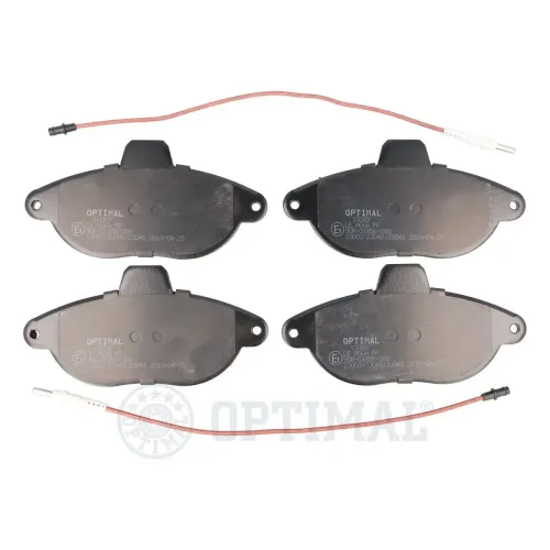 Bremsbelagsatz, Scheibenbremse Vorderachse OPTIMAL BP-10089 Bild Bremsbelagsatz, Scheibenbremse Vorderachse OPTIMAL BP-10089