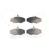 Bremsbelagsatz, Scheibenbremse Vorderachse OPTIMAL BP-10091