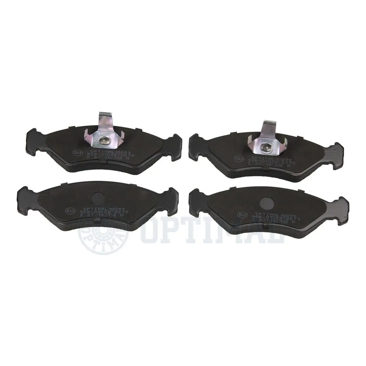 Bremsbelagsatz, Scheibenbremse Vorderachse OPTIMAL BP-10099