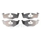 Bremsbelagsatz, Scheibenbremse Vorderachse OPTIMAL BP-10106