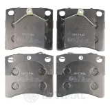 Bremsbelagsatz, Scheibenbremse Vorderachse OPTIMAL BP-10111