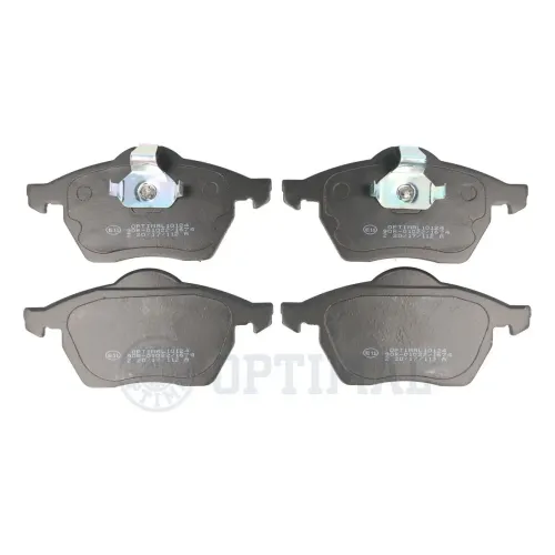Bremsbelagsatz, Scheibenbremse Vorderachse OPTIMAL BP-10124 Bild Bremsbelagsatz, Scheibenbremse Vorderachse OPTIMAL BP-10124