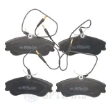 Bremsbelagsatz, Scheibenbremse Vorderachse OPTIMAL BP-10173