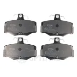 Bremsbelagsatz, Scheibenbremse Hinterachse OPTIMAL BP-10175