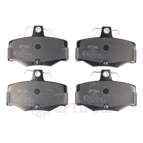 Bremsbelagsatz, Scheibenbremse Hinterachse OPTIMAL BP-10175 Bild Bremsbelagsatz, Scheibenbremse Hinterachse OPTIMAL BP-10175