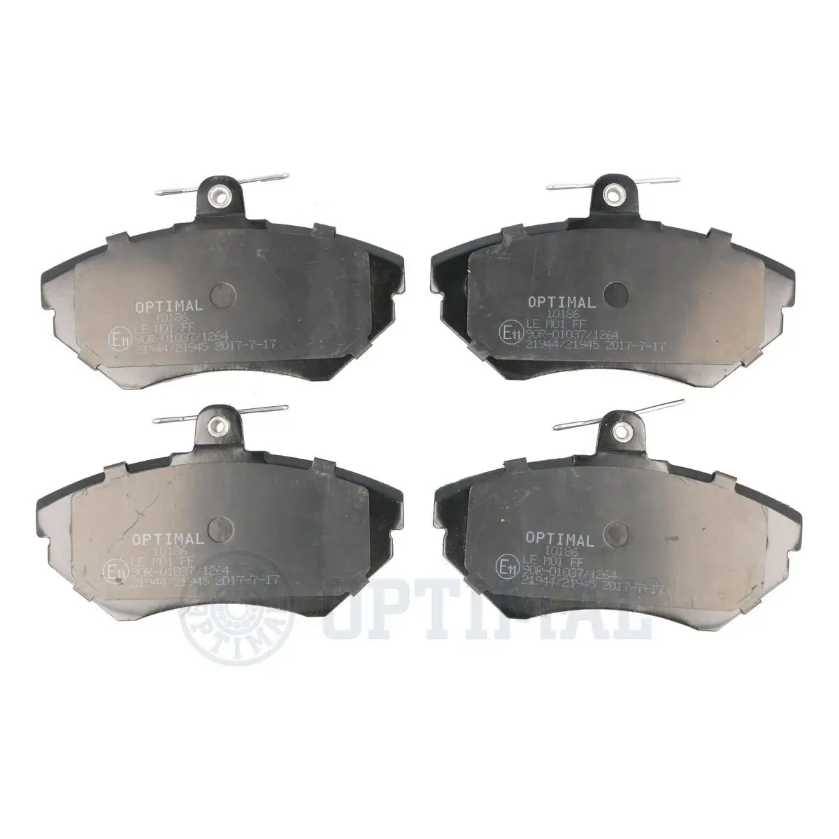 Bremsbelagsatz, Scheibenbremse Vorderachse OPTIMAL BP-10186