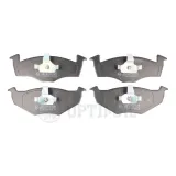 Bremsbelagsatz, Scheibenbremse Vorderachse OPTIMAL BP-10188