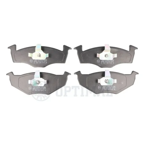 Bremsbelagsatz, Scheibenbremse Vorderachse OPTIMAL BP-10188 Bild Bremsbelagsatz, Scheibenbremse Vorderachse OPTIMAL BP-10188