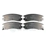 Bremsbelagsatz, Scheibenbremse Hinterachse OPTIMAL BP-10191