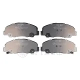 Bremsbelagsatz, Scheibenbremse Vorderachse OPTIMAL BP-10201