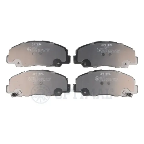 Bremsbelagsatz, Scheibenbremse Vorderachse OPTIMAL BP-10201 Bild Bremsbelagsatz, Scheibenbremse Vorderachse OPTIMAL BP-10201