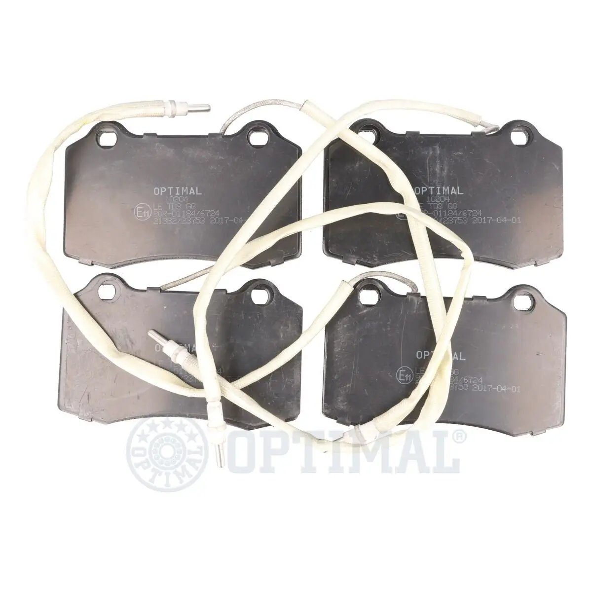 Bremsbelagsatz, Scheibenbremse Vorderachse OPTIMAL BP-10204