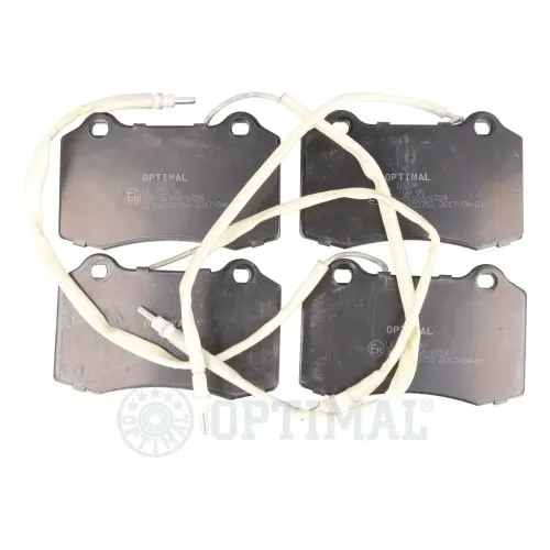 Bremsbelagsatz, Scheibenbremse Vorderachse OPTIMAL BP-10204 Bild Bremsbelagsatz, Scheibenbremse Vorderachse OPTIMAL BP-10204