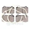Bremsbelagsatz, Scheibenbremse Vorderachse OPTIMAL BP-10204 Bild Bremsbelagsatz, Scheibenbremse Vorderachse OPTIMAL BP-10204