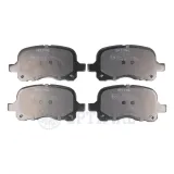 Bremsbelagsatz, Scheibenbremse Vorderachse OPTIMAL BP-10211