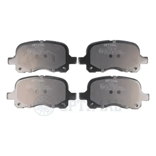 Bremsbelagsatz, Scheibenbremse Vorderachse OPTIMAL BP-10211 Bild Bremsbelagsatz, Scheibenbremse Vorderachse OPTIMAL BP-10211