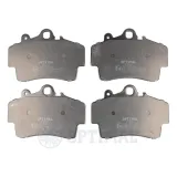 Bremsbelagsatz, Scheibenbremse Vorderachse OPTIMAL BP-10212