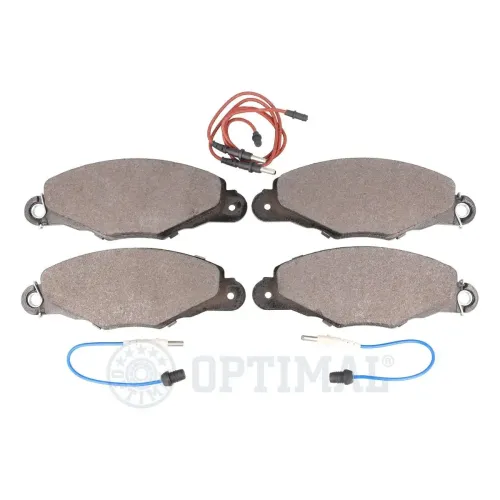 Bremsbelagsatz, Scheibenbremse Vorderachse OPTIMAL BP-10224 Bild Bremsbelagsatz, Scheibenbremse Vorderachse OPTIMAL BP-10224
