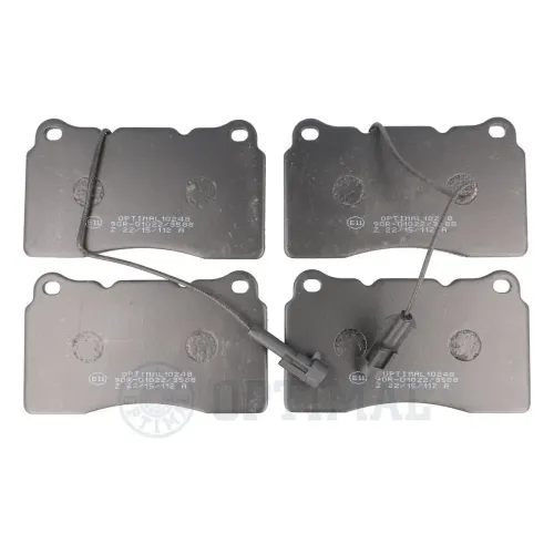 Bremsbelagsatz, Scheibenbremse Vorderachse OPTIMAL BP-10248 Bild Bremsbelagsatz, Scheibenbremse Vorderachse OPTIMAL BP-10248