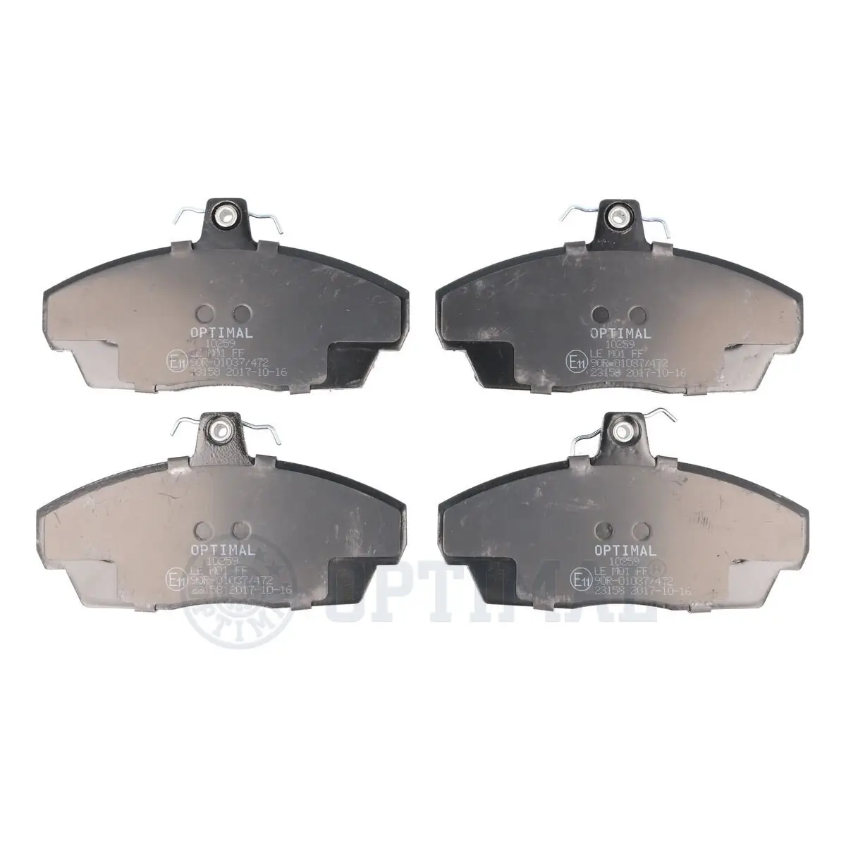 Bremsbelagsatz, Scheibenbremse Vorderachse OPTIMAL BP-10259