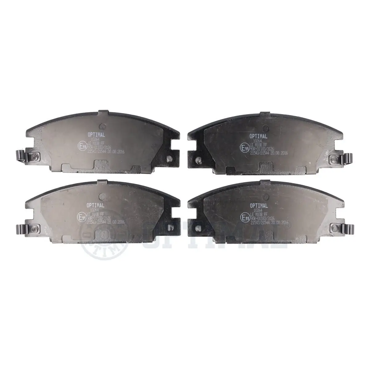 Bremsbelagsatz, Scheibenbremse Vorderachse OPTIMAL BP-10264