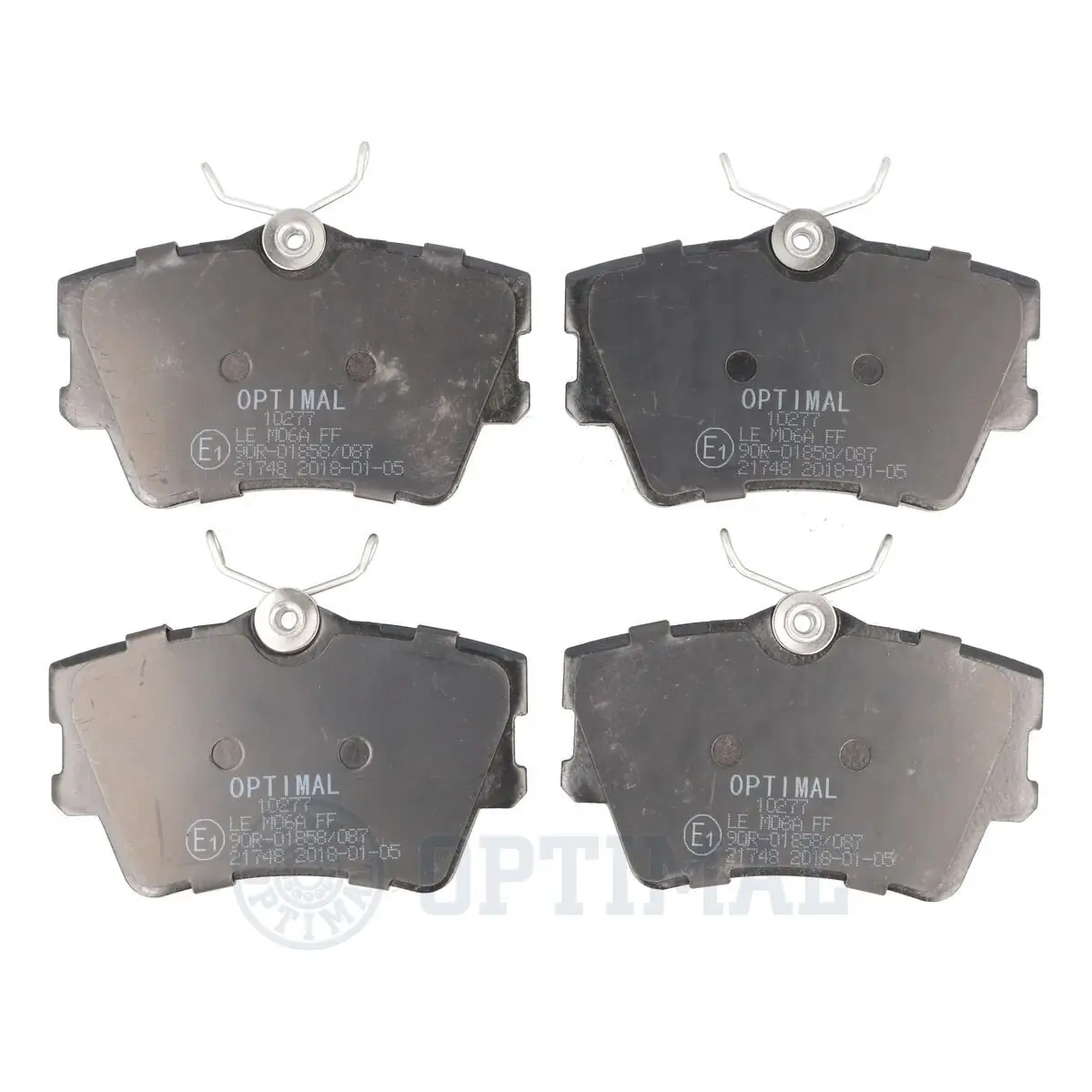 Bremsbelagsatz, Scheibenbremse Hinterachse OPTIMAL BP-10277