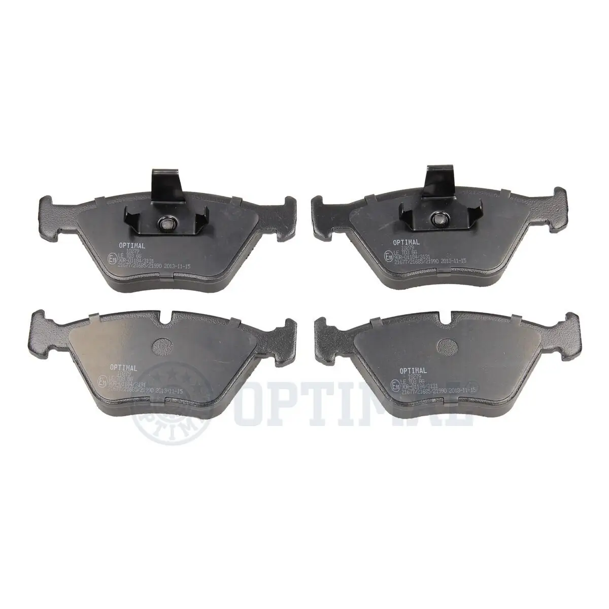 Bremsbelagsatz, Scheibenbremse Vorderachse OPTIMAL BP-10279