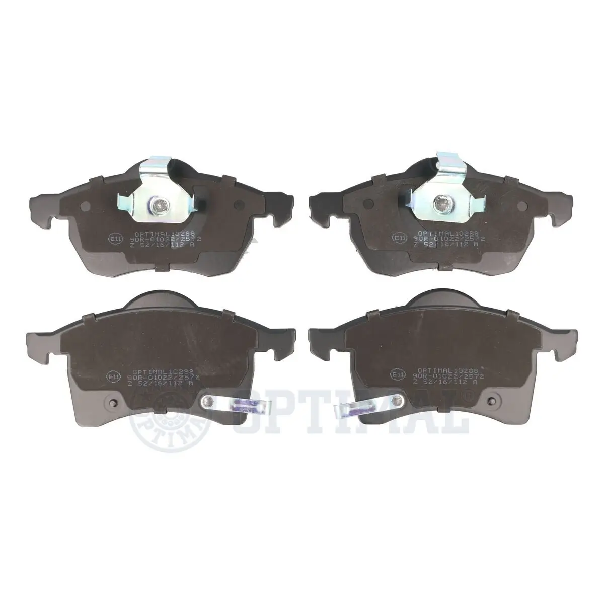 Bremsbelagsatz, Scheibenbremse Vorderachse OPTIMAL BP-10288