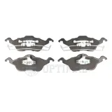 Bremsbelagsatz, Scheibenbremse Vorderachse OPTIMAL BP-10302
