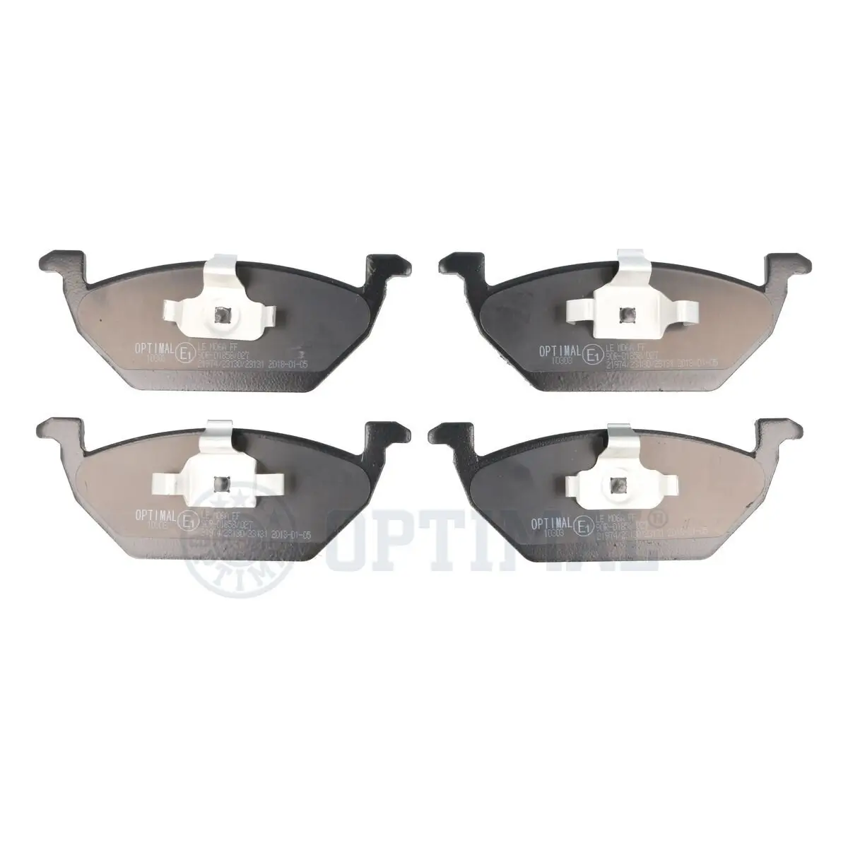 Bremsbelagsatz, Scheibenbremse Vorderachse OPTIMAL BP-10303