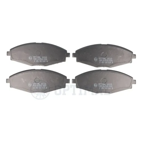 Bremsbelagsatz, Scheibenbremse Vorderachse OPTIMAL BP-10313 Bild Bremsbelagsatz, Scheibenbremse Vorderachse OPTIMAL BP-10313