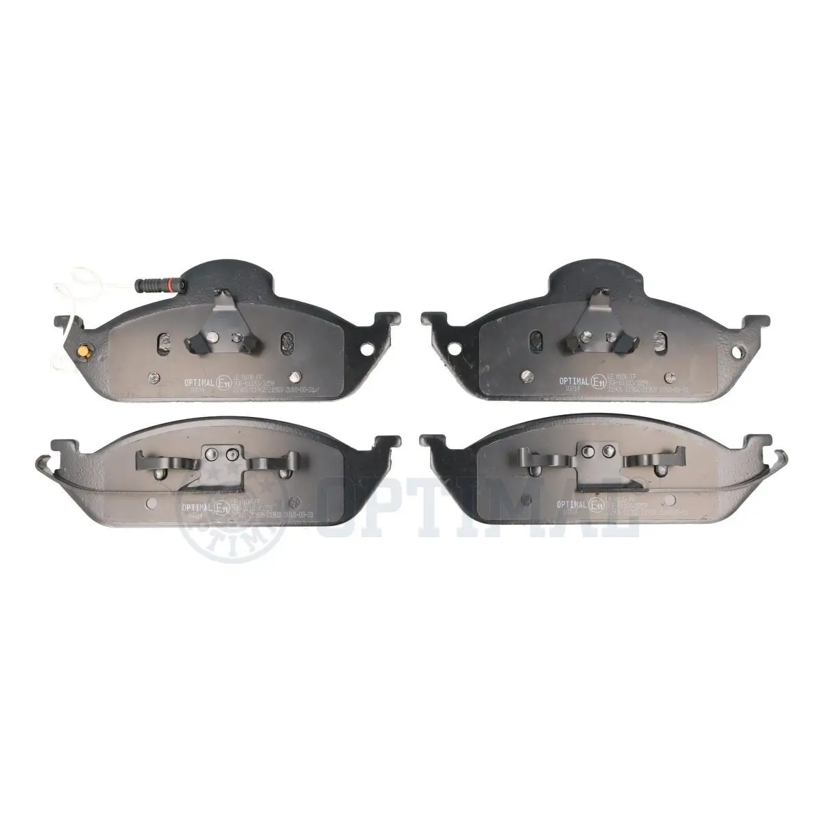 Bremsbelagsatz, Scheibenbremse Vorderachse OPTIMAL BP-10314