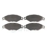 Bremsbelagsatz, Scheibenbremse Vorderachse OPTIMAL BP-10316