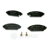 Bremsbelagsatz, Scheibenbremse Vorderachse OPTIMAL BP-10322 Bild Bremsbelagsatz, Scheibenbremse Vorderachse OPTIMAL BP-10322