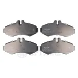 Bremsbelagsatz, Scheibenbremse Vorderachse OPTIMAL BP-10324