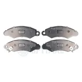 Bremsbelagsatz, Scheibenbremse Vorderachse OPTIMAL BP-10326