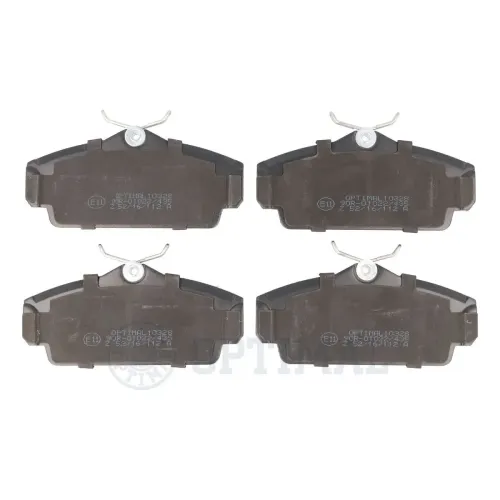 Bremsbelagsatz, Scheibenbremse Vorderachse OPTIMAL BP-10328 Bild Bremsbelagsatz, Scheibenbremse Vorderachse OPTIMAL BP-10328