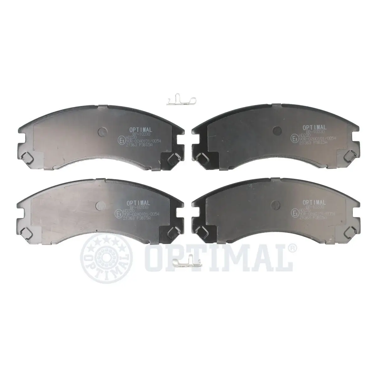 Bremsbelagsatz, Scheibenbremse Vorderachse OPTIMAL BP-10330