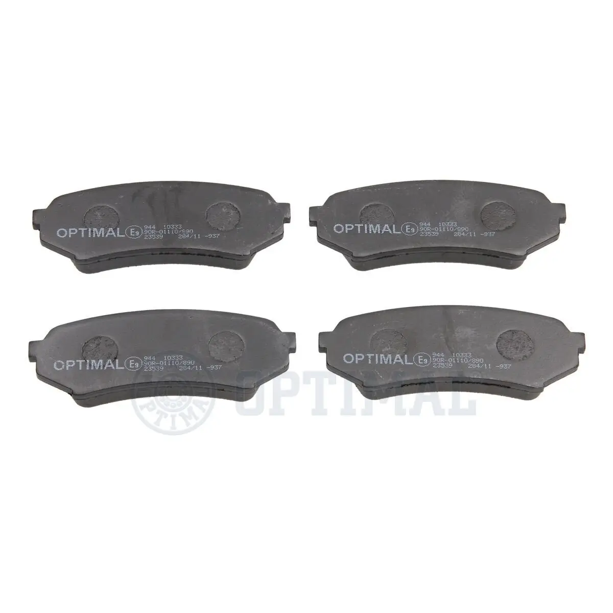 Bremsbelagsatz, Scheibenbremse Hinterachse OPTIMAL BP-10333
