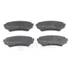 Bremsbelagsatz, Scheibenbremse Hinterachse OPTIMAL BP-10333 Bild Bremsbelagsatz, Scheibenbremse Hinterachse OPTIMAL BP-10333
