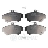 Bremsbelagsatz, Scheibenbremse Vorderachse OPTIMAL BP-10335