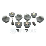 Bremsbelagsatz, Scheibenbremse Vorderachse OPTIMAL BP-10339