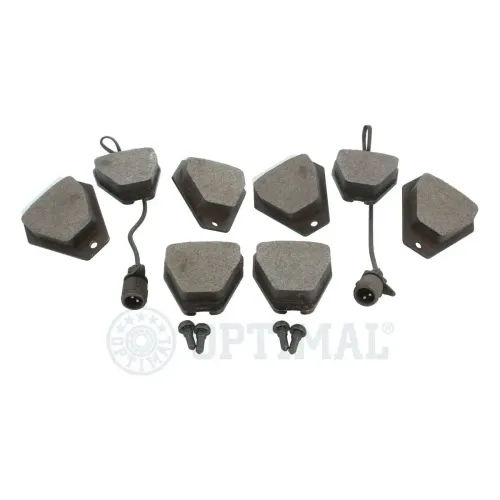 Bremsbelagsatz, Scheibenbremse Vorderachse OPTIMAL BP-10339 Bild Bremsbelagsatz, Scheibenbremse Vorderachse OPTIMAL BP-10339